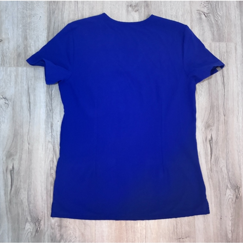 Figs Deep Royal Blue Casma Scrub Top XS